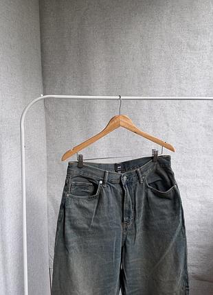 Шикарні джинси baggy із брудним/ржавим ефектом h&m