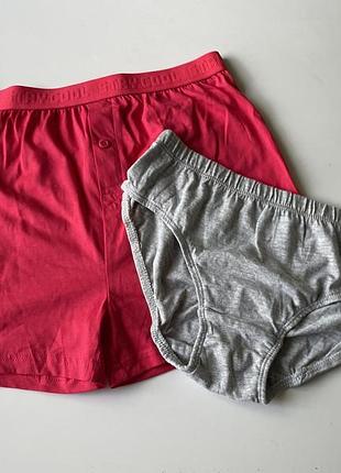 2 шт комплект белья слипы+ семейки primark