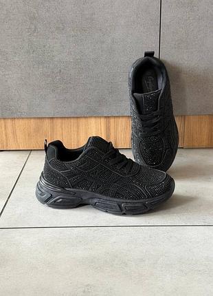 Кросівки жіночі чорні замшеві осінні весняні літні