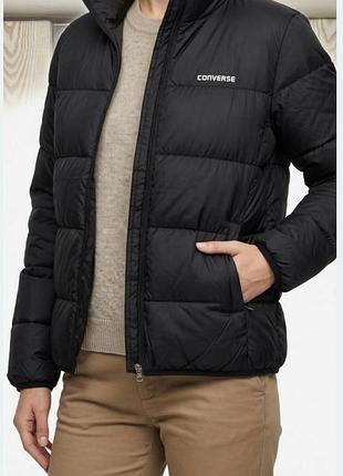 Куртка converse черная мужская l 4