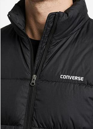 Куртка converse черная мужская l 2
