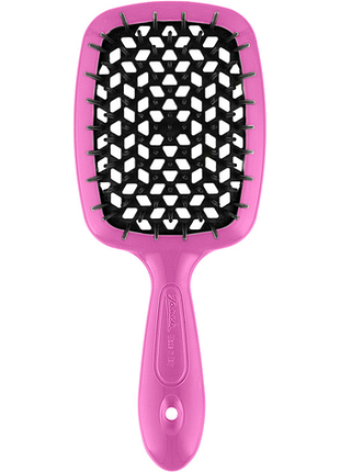 Щетка superbrush розовая с черным janeke