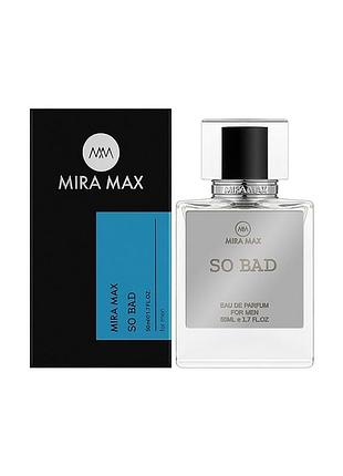 Парфуми чоловічі "so bad" mira max 50ml (аромат схожий на carolina herrera bad boy)