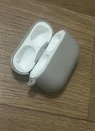 Захисний силіконовий чохол для airpods pro / pro 2 (сірий, аналог)