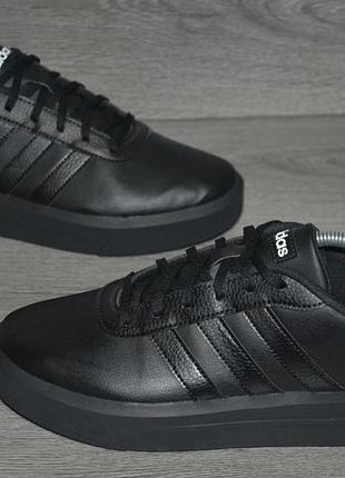 Кросівки чоловічі adidas court platform чорні, розмір 42, довжина устілки 27 см