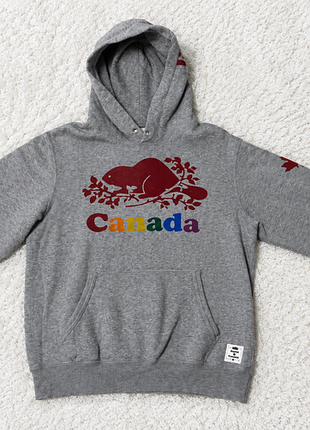 Винтажная серая худи администраторs "made in canada"