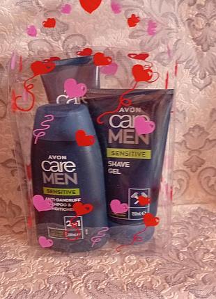 Мужской наборavon care men для чувствительной кожи