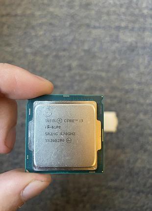 Intel core i3‑6100 3,7 ггц, lga1151, перевірений