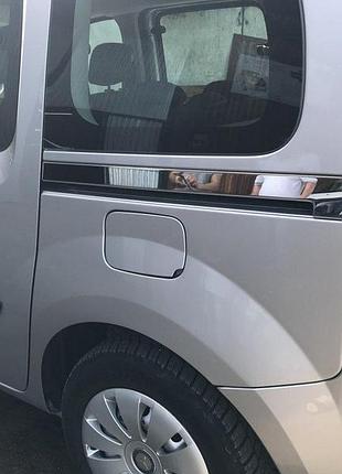 Молдинги из нержавеющей стали для сдвижных дверей (2 шт) для mercedes citan 2013-2021 гг