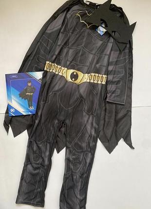 Новый детский карнавальный костюм бэтмена от компании rubie's, официально лицензированный dc comics 122/128 6-8 лет