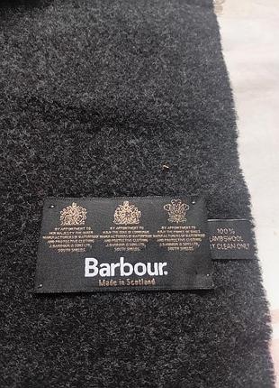 Шарф barbour 100% lambs wool 3