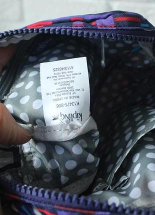 Сумка з яскравим принтом kipling, оригінал 8