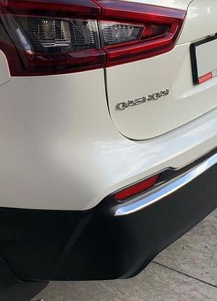 Кромка бампера (нерж) для nissan qashqai 2014-2021 рр