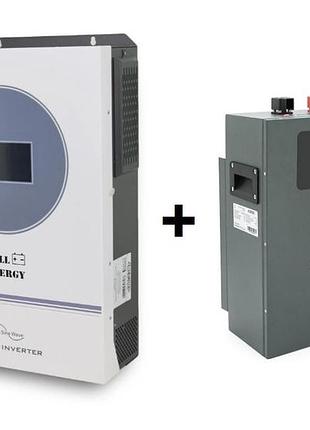 Комплект full energy bbgi-4024mp + акб lifepo4 25.6v 100ah axpert 2.5квт