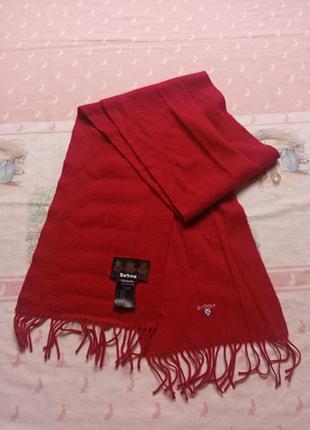 Шарф barbour 100% wool 3
