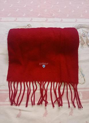 Шарф barbour 100% wool