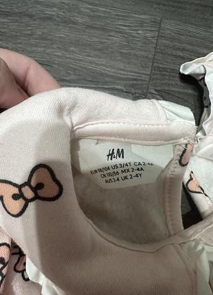 Сукня h&m hello kitty рожева, 98/104 3