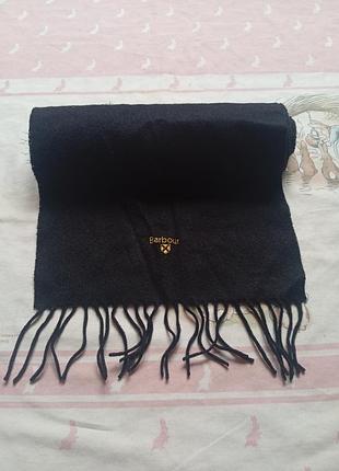 Шарф barbour 100% wool