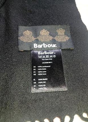 Шарф barbour 100% wool 4
