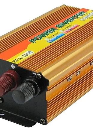 Перетворювач струму, напруги, інвертор power inverter 1000w від акумулятора 12v-220v