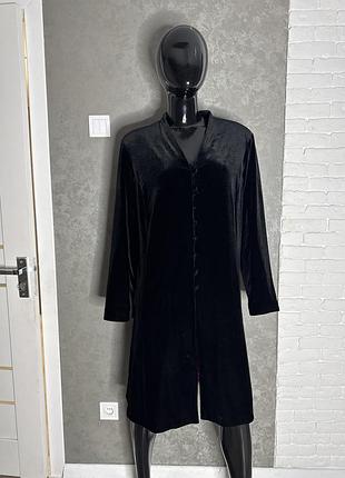 Велюровий кардиган на гудзиках a.h.exclusive, xxl