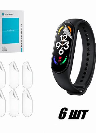 Гідрогелева захисна плівка для xiaomi mi band 8 soft прозора глянсова (6 шт.)