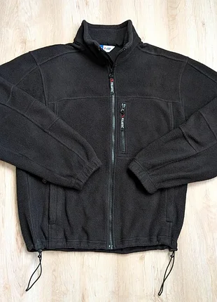 Флисовая кофта marks &amp; spencer polartec винтаж, унисекс, m, черная