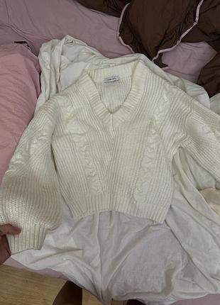 Білий светр lcw casual