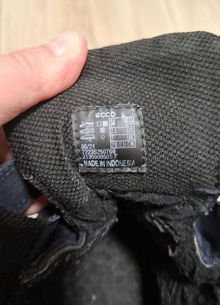 Зимние ботинки ecco gore-tex, размер 34 7