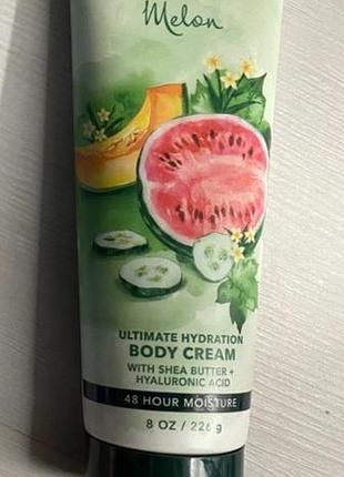 Крем для тіла bath & body works cucumber melon 226 г, сша