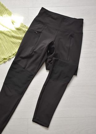 Черные плотные лосины brunex s