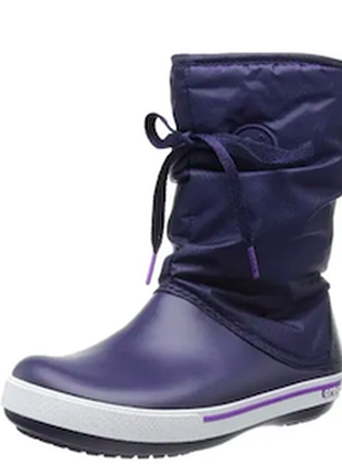 Сапоги шикарные зимние crocs crocband оригинал р.38-39