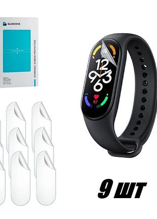Гідрогелева захисна плівка для xiaomi mi band 6 soft прозора глянсова (9 шт.)