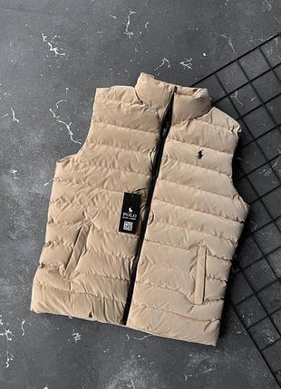 Чоловіча жилетка polo ralph lauren бежева