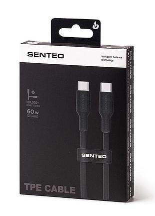 Кабель senteo sl-06 60w tpe usb-c charge cable