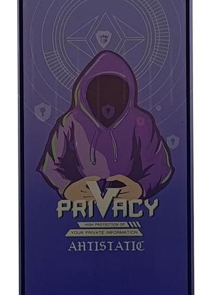 Защитное стекло privacy mtb для vivo v17 антишпион black