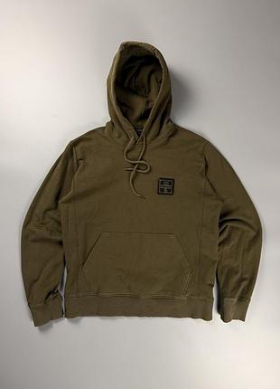 Худі love moschino metallic logo patch hoodie khaki