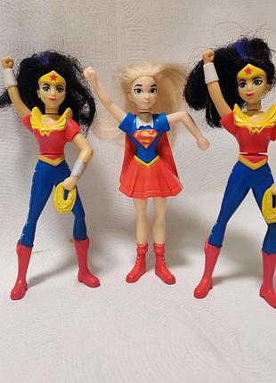 Фигурки серии dc super hero girls от mcdonald's happy meal 2016