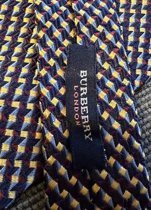 Люкс бренд шовкова краватка burberry london оригінал
