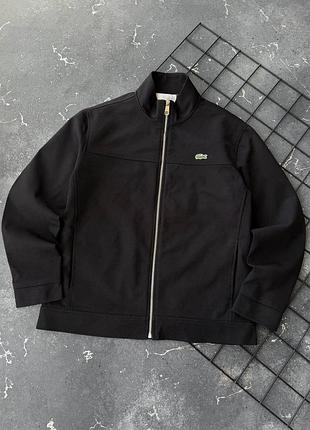 Чоловіча вітровка lacoste в чорному кольорі