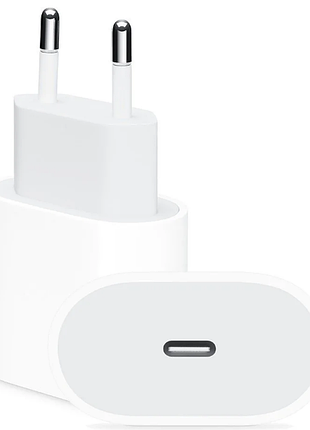 Блок живлення usb-c 20w power adapter білий