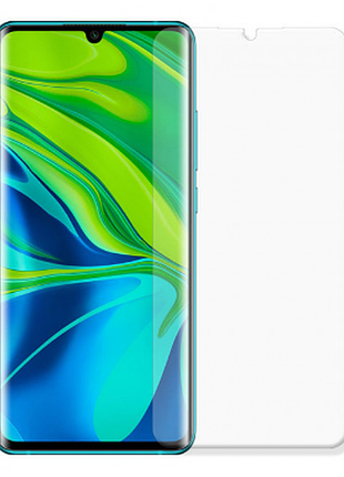 Гідрогелева захисна плівка на xiaomi mi note 10 pro на весь екран прозора