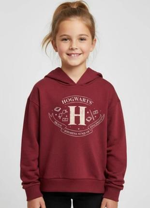 Кофта худі двонитка , укорочена довжина хогвартс від harry potter.
