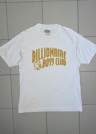 Футболка billionaire boys club білліонер бойс клаб bbc ббс біла чоловіча з принтом оригінал l оверсайз oversize брендова якісна топова речі streetwear