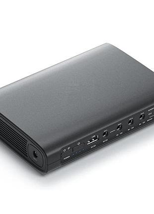Mini ups dc md1 для роутеров 20000mah usb, 4-ри выхода dc 5/9/12v до 3a c выбором вольтажа