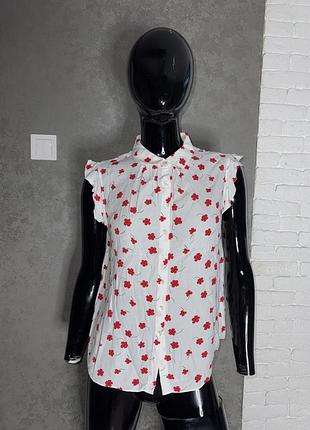 Блуза у квітковий принт laura ashley