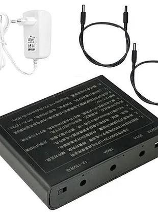 Дбж для роутера ups 16000mah 36w 12v/ 9v/ 5v безперебійник павербанк для роутера оптоволокна джерело безпербійного живлення