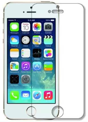 Гідрогелева захисна плівка на iphone 5 на весь екран прозора