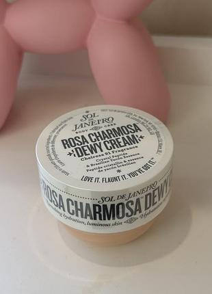 Зволожуючий крем для сяйва шкіри  sol de janeiro rosa charmosa dewy body cream