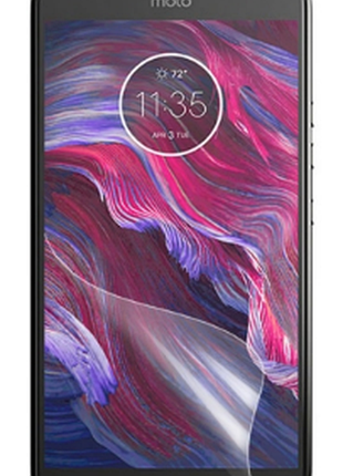 Гидрогелевая защитная пленка на motorola moto x4 на весь экран прозрачная